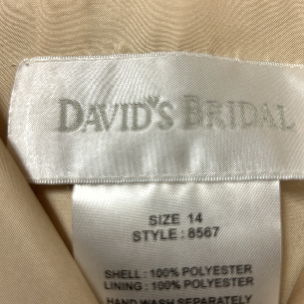 David’s Bridal, Excellent condition Formal gown, NWT - Picture 5 of 5